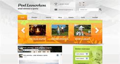 Desktop Screenshot of podlanovkou.cz